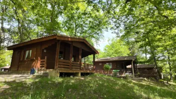 Mietunterkunft - Chalet Guzet 25 - Camping les Lacs d'Armagnac