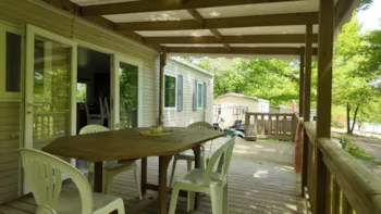 Mietunterkunft - Mobilheim Komfort - Camping les Lacs d'Armagnac