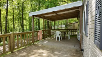 Mietunterkunft - Mobilheim Komfort - Camping les Lacs d'Armagnac