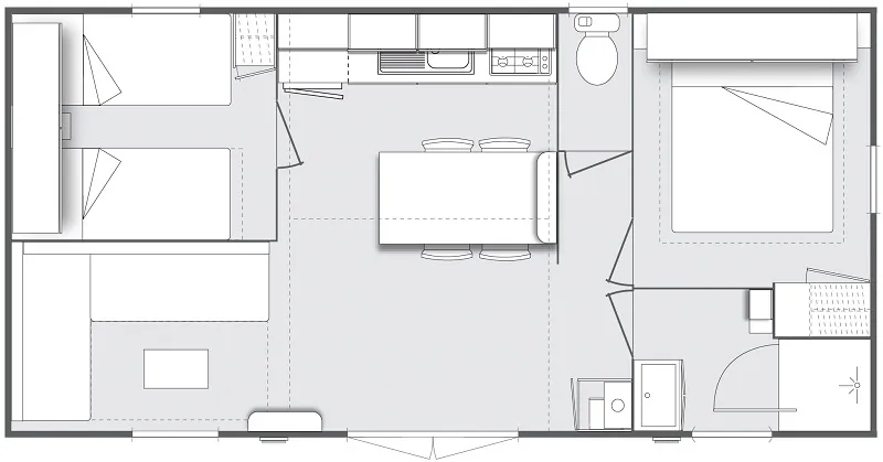 Le O'hara 784 - 2 Chambres - Clim - Tv