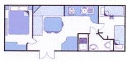 Mobile-home 2 bedrooms Vérona air-conditioning