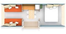 Canvas bungalow "Cocosweet" (without toilet blocks)