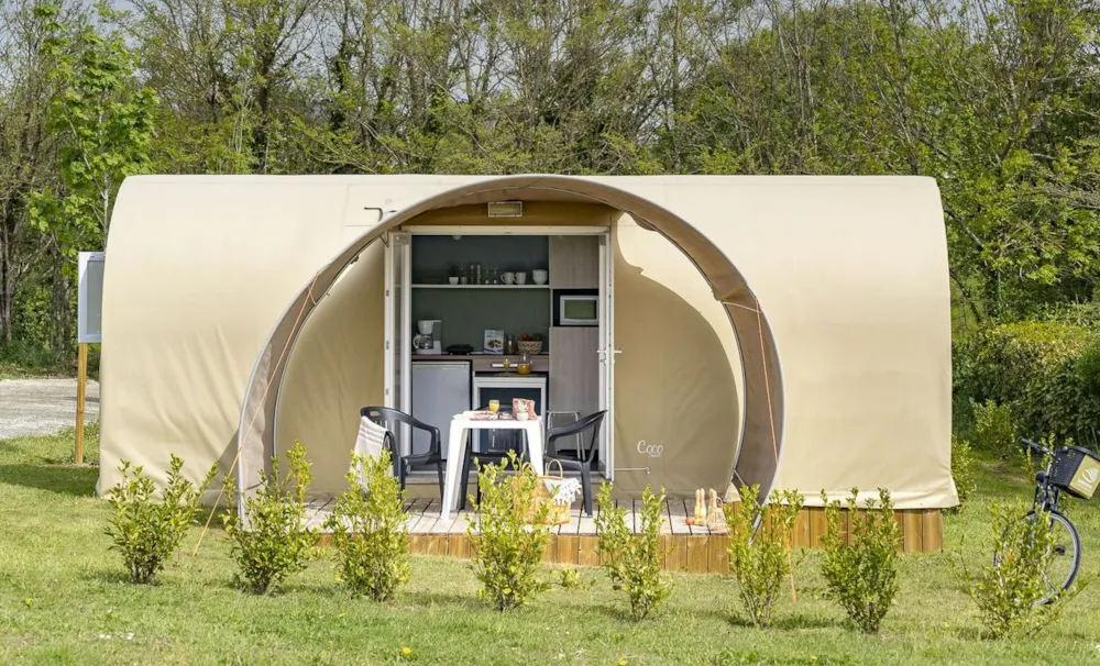 Zeltbungalow "Cocosweet" (Ohne Sanitäranlagen)