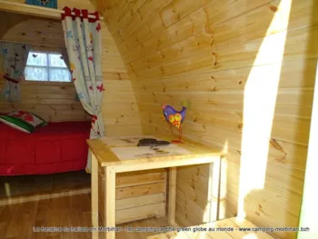Mietunterkunft - Pod En Bois, Une Chambre - Camping La Fontaine du Hallate en Morbihan