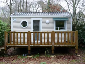 Mietunterkunft - Cottage *** 1 Zimmer / Holzterrasse - Camping Marvilla Parks - La Clairière