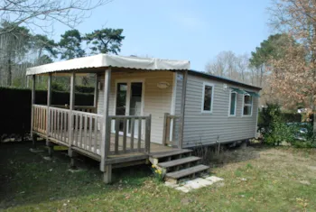 Mietunterkunft - Mobilheim 2 Zimmer - Überdachte Terrasse - Camping Marvilla Parks - La Clairière