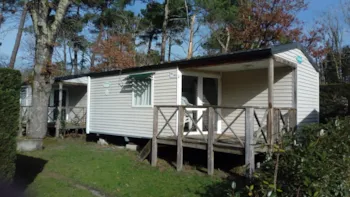 Mietunterkunft - Mobilheim 2 Zimmer / Halbüberdachte Terrasse - Camping Marvilla Parks - La Clairière