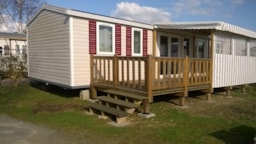 3-Bedroom Mobile Home, 6-Person, 36 M² Double-Slope Roof With Semi-Covered Wood Terrace