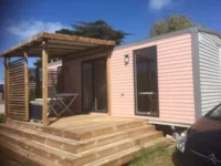 2-Bedroom Mobile Home 6-Person, Double Slope Roof, 28 M², Residential Wood Terrace