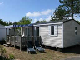 Accommodation - Mh  Gamme Espace Plus 2 Ch. 2 À 5 Pers. 28 M² - Plein Air Locations - Camping Les Genêts