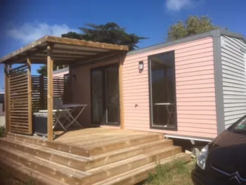 Mietunterkunft - Mobilheim Espace Plus Range 2 Schlafzimmer 30 M² - Plein Air Locations - Camping Les Genêts