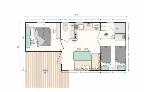 Mh  Gamme Bien-Être Plus 2 Chambres 26 M²