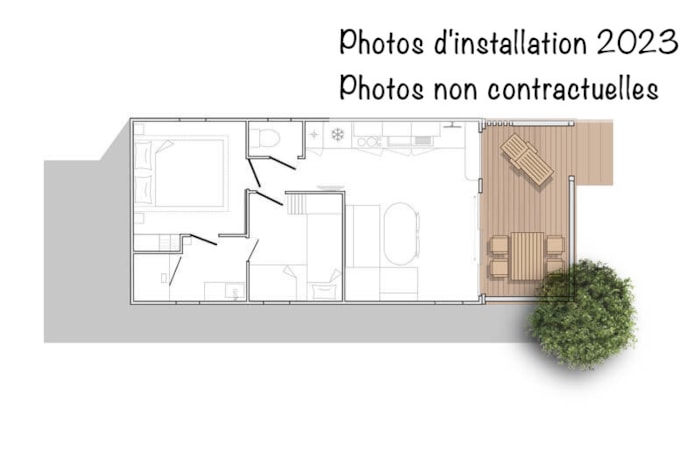 Family Premium Bdl 28M² - Clim + Tv + Terrasse Couverte