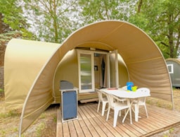 Location - Tente Ciela Coco Sweet - 2 Chambres (Sans Sanitaire) - Camping Le Lac de Thoux