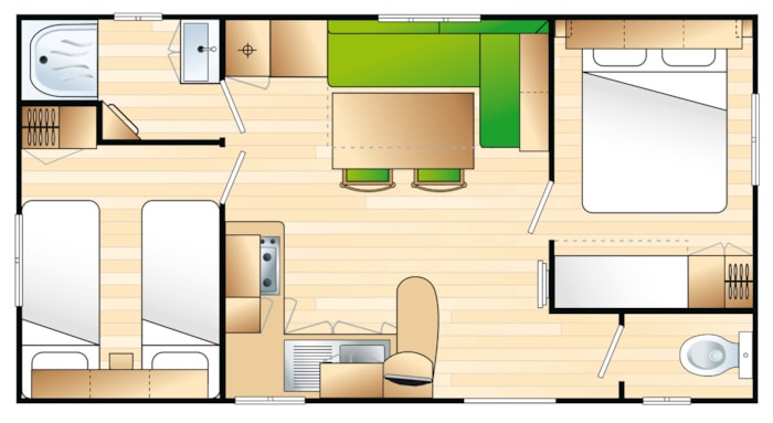 Mobil Home Ciela Confort - 2 Chambres