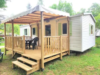 Mietunterkunft - Mobilheim Ciela Confort Compact - 3  Zimmer - Camping Le Lac de Thoux