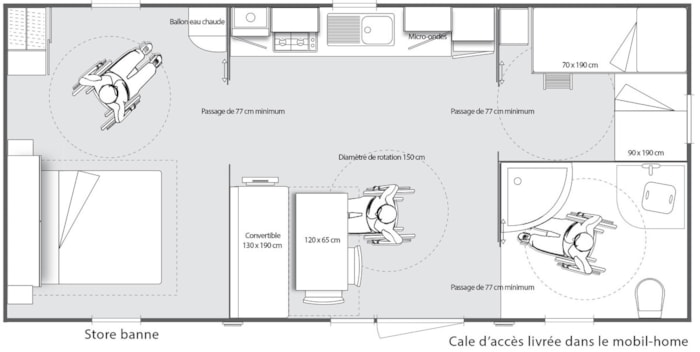 Mobil Home Ciela Confort Pmr - 2 Chambres