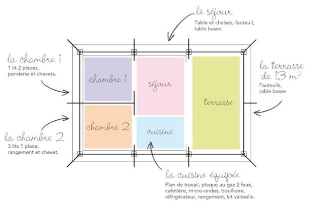 Tente Ciela Nature - 2 Chambres (Sans Sanitaire)