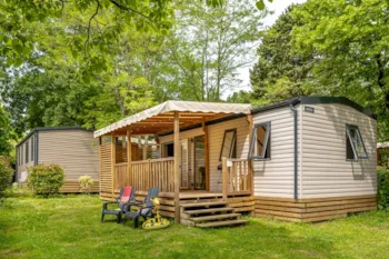 Mietunterkunft - Mobilheim Ciela Privilège – 3 Schlafzimmer - Grill - Camping Le Lac de Thoux