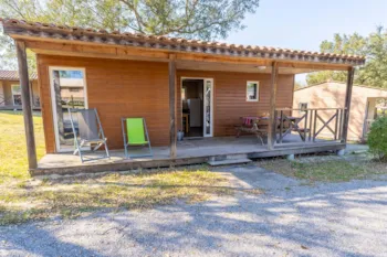 Mietunterkunft - Chalet  Woody - Camping Nature L'Airial****