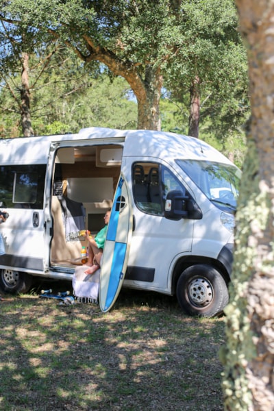 Package: Pitch + car + tent or caravan + electricity