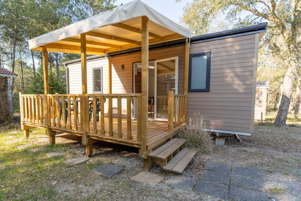 Location - Bungalow Confort Tv - Camping Nature L'Airial****