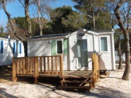 Huuraccommodatie(s) - Stacaravan Confort 22M² (2 Slaapkamers): 2 Volwassenen + 2 Kinderen - Camping Le Provençal