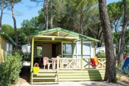 Accommodation - Chalet Moréa Confort 24M² (2 Bedrooms): 3 Adults + 2 Children - Camping Le Provençal