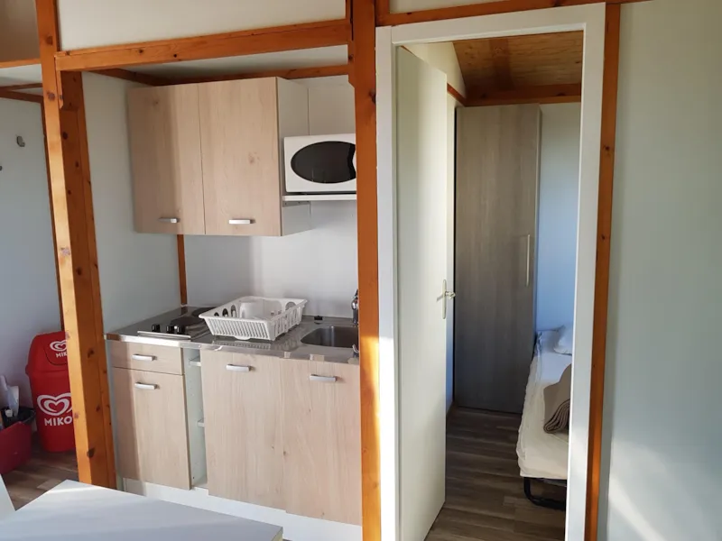 Chalet Premium (35M²)  5 Pers, 2 Chambres, Climatisation, Tv, Lave-Vaisselle, Lit Queen Size