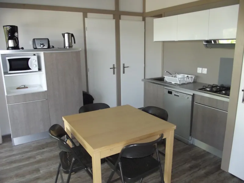 Chalet Prémium (35M²) Avec Grande Terrasse Couverte, 3 Chambres