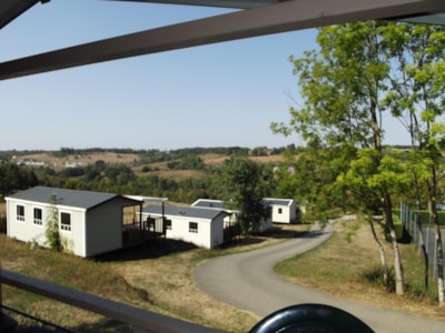 Chalet Prémium (35m²) with large covered terrace, 3 bedrooms
