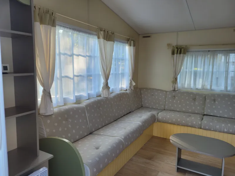 Mobil-Home Confort Supérieur 4P (32M²) Avec Terrasse Couverte, 2 Chambres, Climatisé