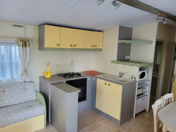 Mobil-Home Confort Supérieur 4P (32M²) Avec Terrasse Couverte, 2 Chambres, Climatisé