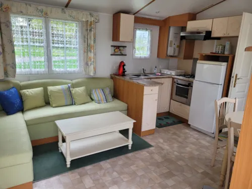 Accommodation - Superior Comfort Mobile Home (32M²) With Covered Terrace, 2 Bedrooms, Air-Conditioned - image n°7 - Camping le Grand Cerf