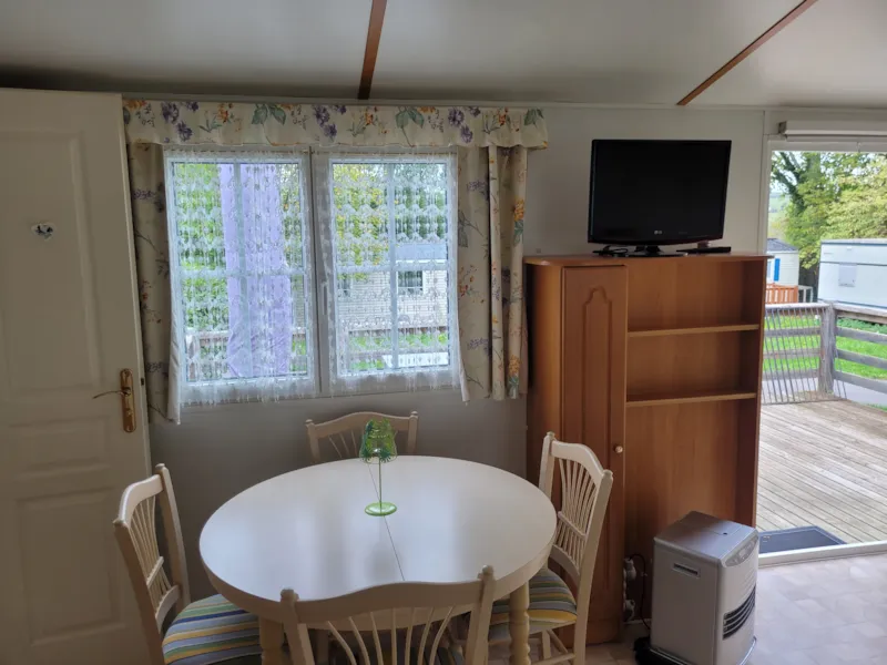 Mobil-Home Confort Supérieur 4P (32M²) Avec Terrasse Couverte, 2 Chambres, Climatisé