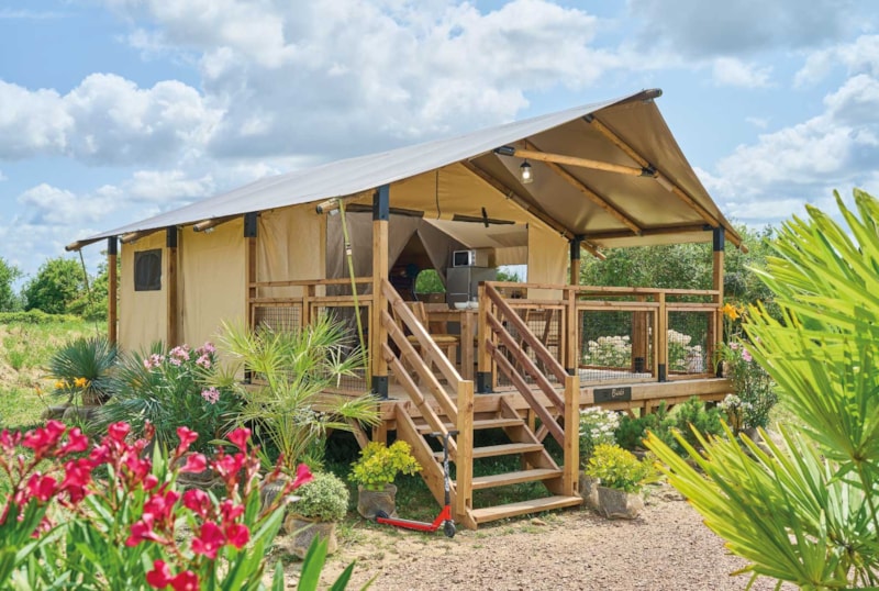 LODGE TOILE BALI - 32 M² - 2 SCHLAFZIMMER ohne Sanitäranlagen