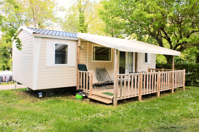 Mobil-Home Confort (35M²) Avec Terrasse Couverte, Climatisé