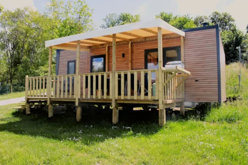 Location - Mobil-Home Premium (33M²) , 2 Chambres, Clim, Tv, Lave-Vaisselle, Terrasse, Lit Queen Size - image n°5 - Camping le Grand Cerf