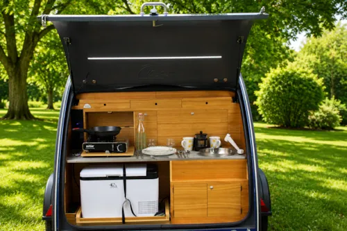 Location - Caravane Cocoon - image n°2 - Camping le Grand Cerf