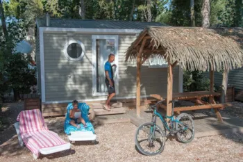Mietunterkunft - Bikini Tv+Wifi Fluß Seite - Camping-Village le Floride & l'Embouchure