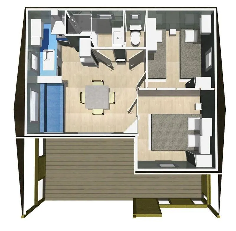 Ciela Confort Chalet - 2 Chambres