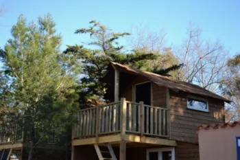 Mietunterkunft - Sitzende Hütte  Insolite +Tv +Wifi - Camping-Village le Floride & l'Embouchure