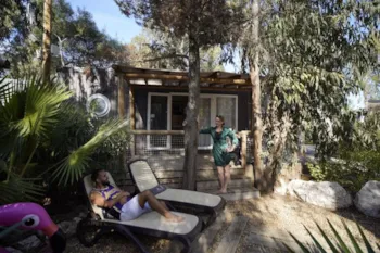 Mietunterkunft - Riva Lounge Premium+Klim+Tv+Wifi Pool Seite - Camping-Village le Floride & l'Embouchure