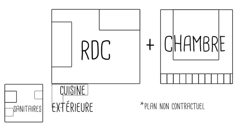 Ciela Cabane - 1 Chambre