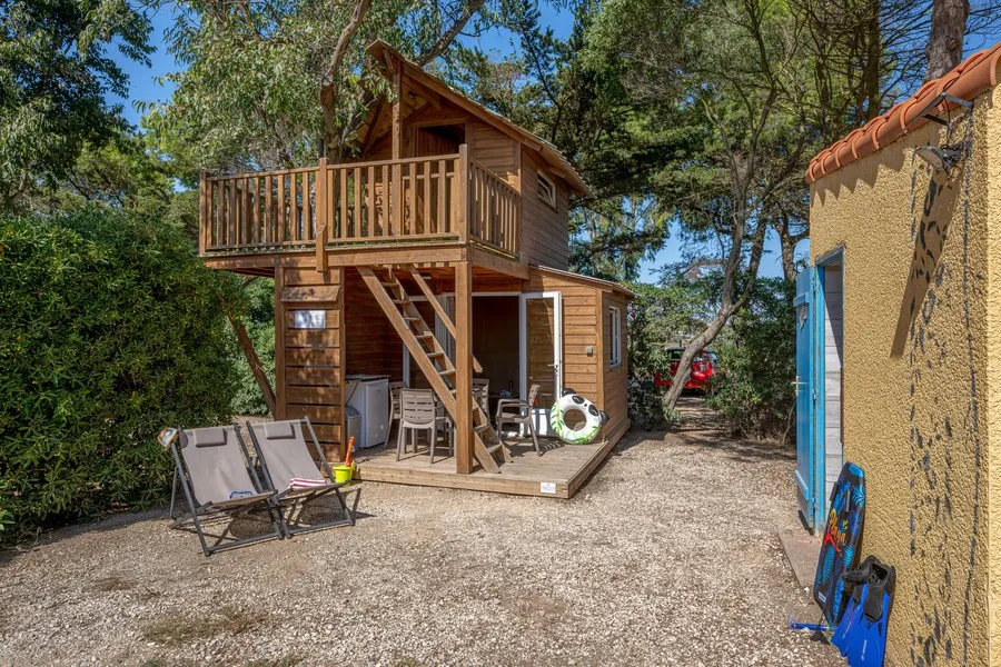 Location - Ciela Cabane - 1 Chambre - Camping-Village le Floride & l'Embouchure