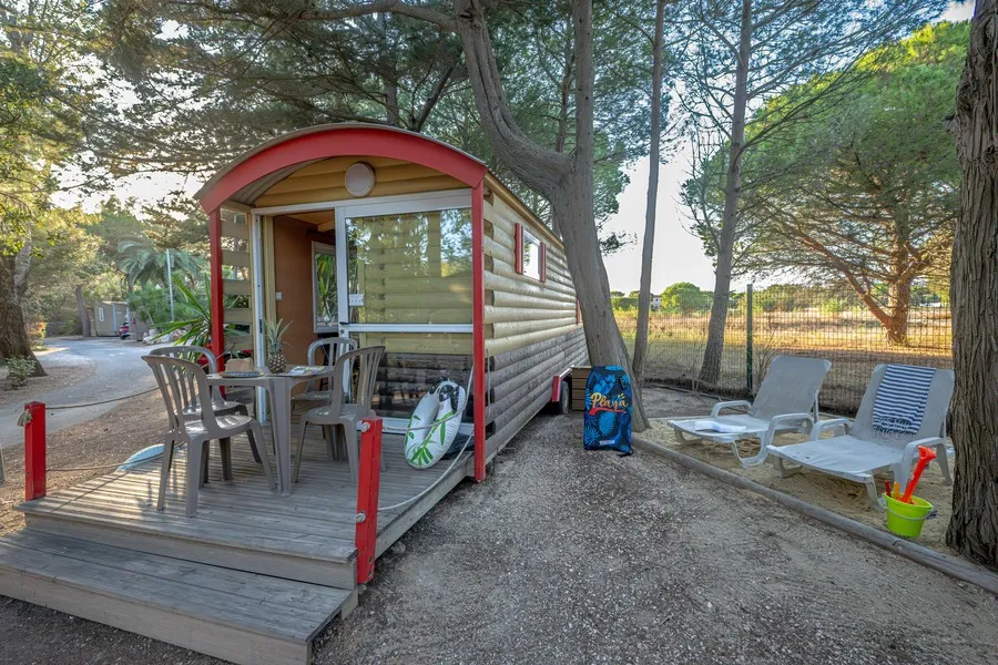 Location - Ciela Roulotte - 1 Chambre - Camping-Village le Floride & l'Embouchure