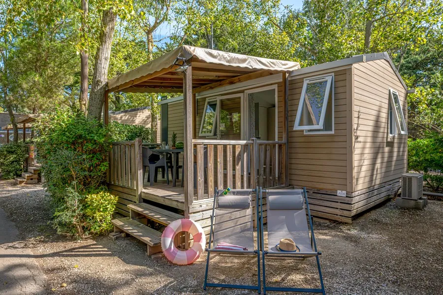 Location - Mobil Home Ciela Confort Compact - 2 Chambres - Camping-Village le Floride & l'Embouchure