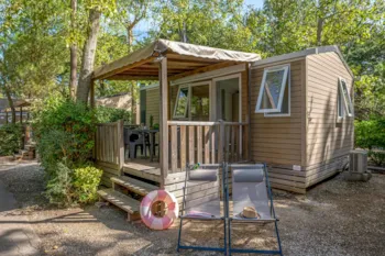 Mietunterkunft - Mobilheim Ciela Confort Compact - 2 Schlafzimmer - Camping-Village le Floride & l'Embouchure