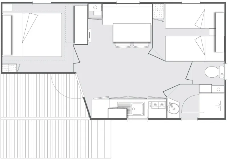 Mobil Home Ciela Confort - 2 Chambres