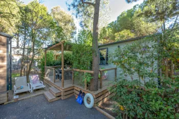 Mietunterkunft - Mobilheim Ciela Confort - 2 Schlafzimmer - Camping-Village le Floride & l'Embouchure